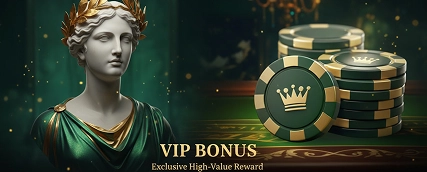 Crowngreen VIP bonus promotion with elegant casino characters