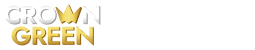 Crowngreen casino crown logo symbol on white background